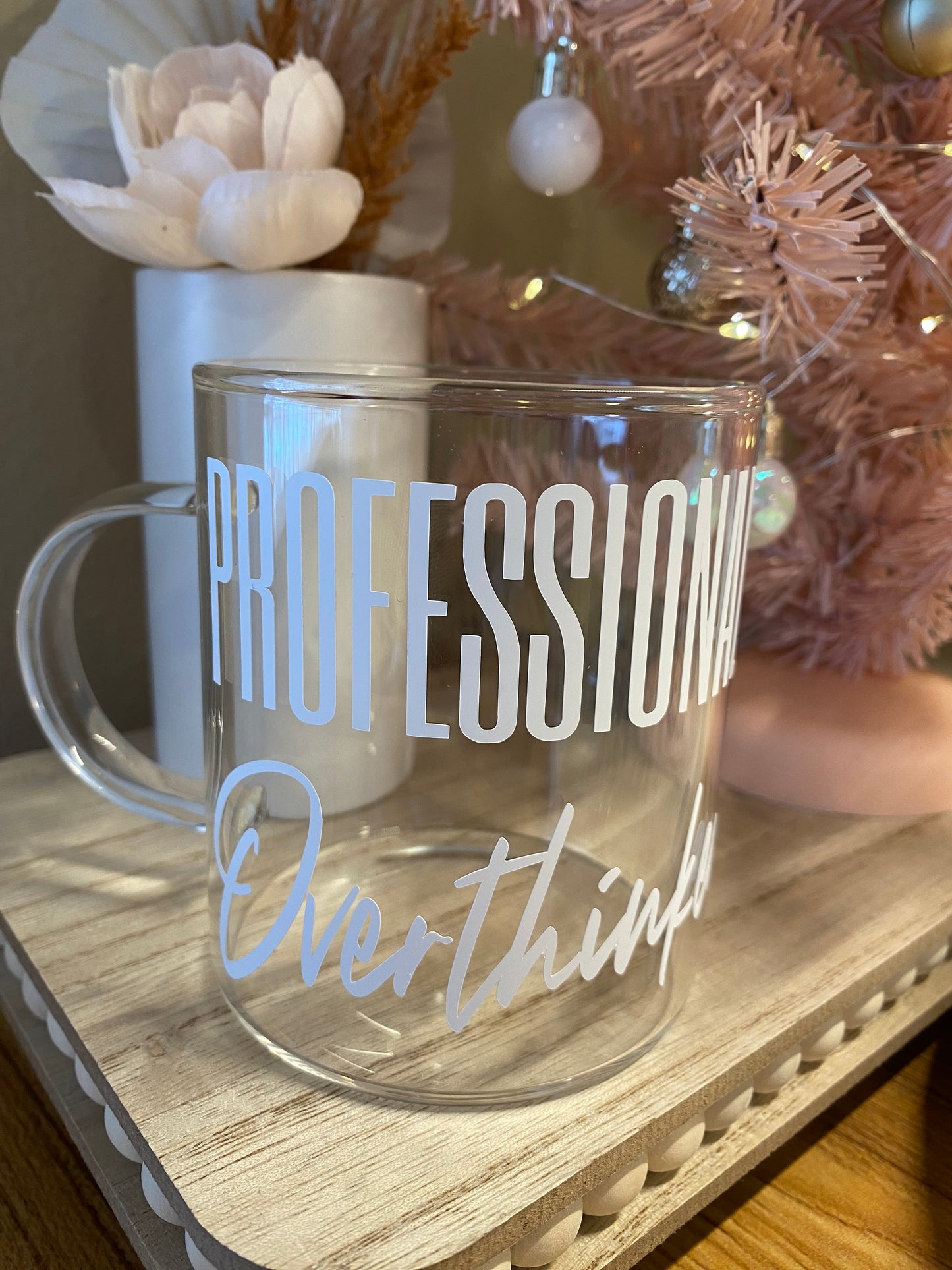 Professional Overthinker - Clear Mug