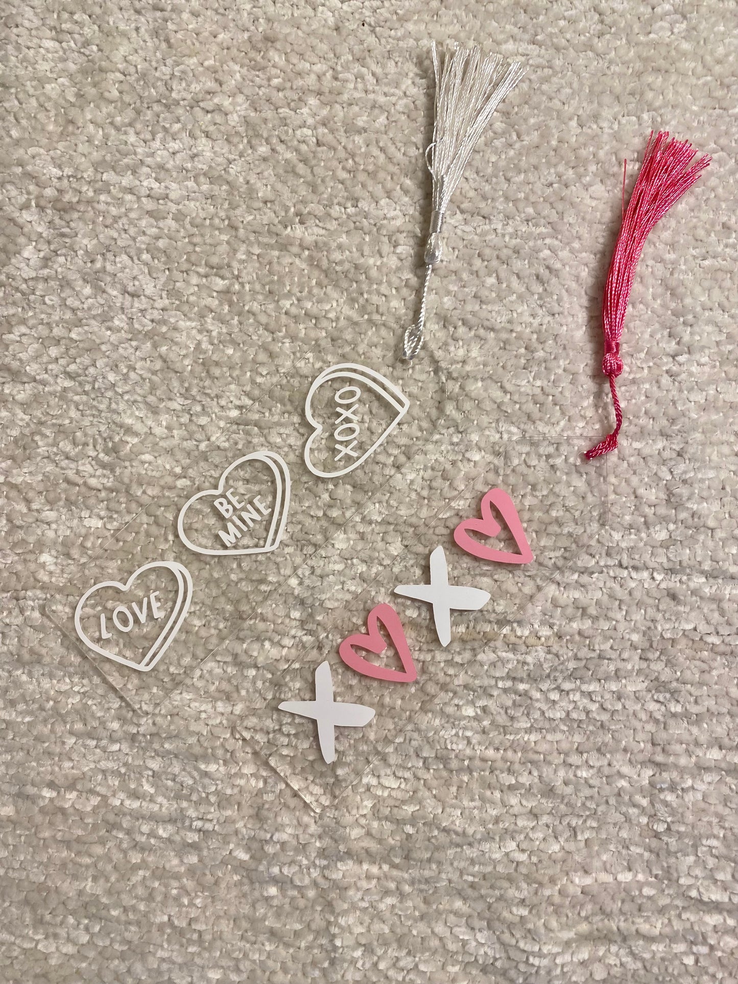 Valentines Acrylic Bookmarks