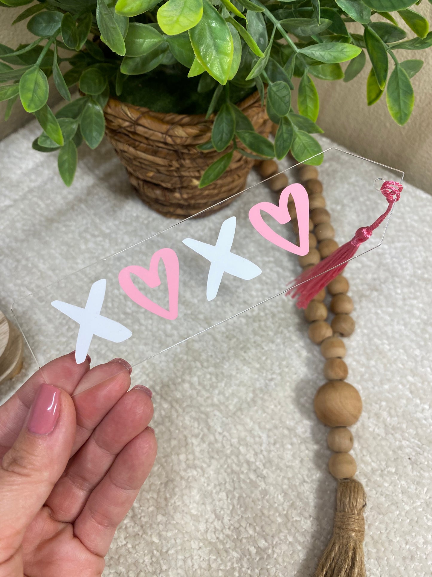 Valentines Acrylic Bookmarks