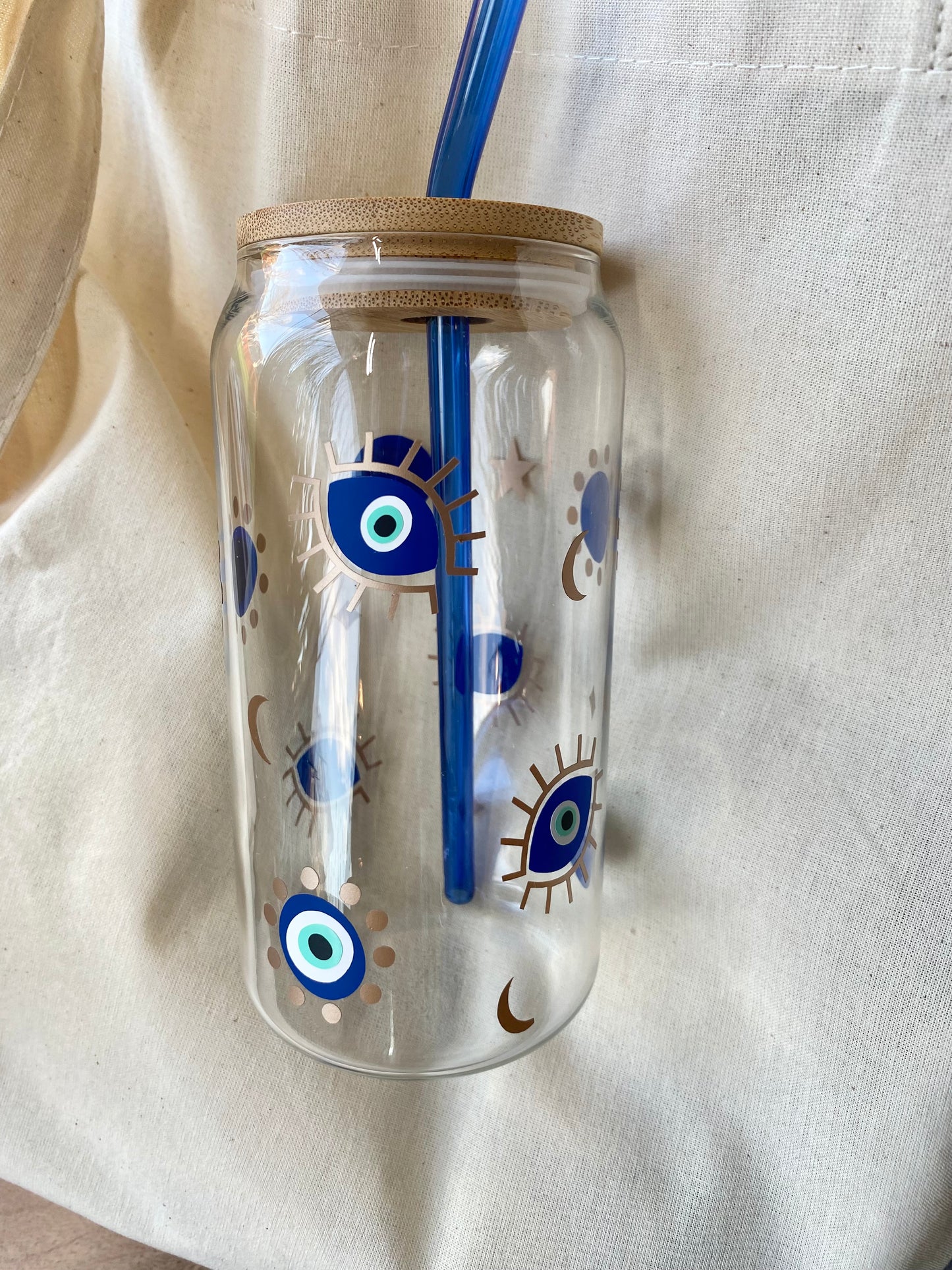 Evil eye 🧿 Glass Cup