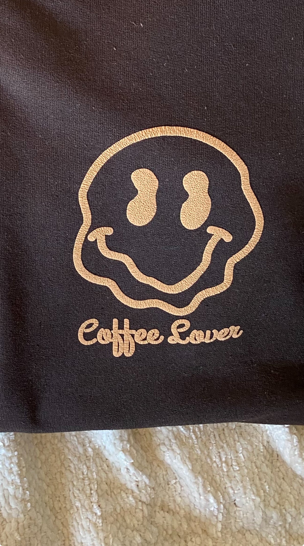 Melting Happy Face Crew Sweatshirt