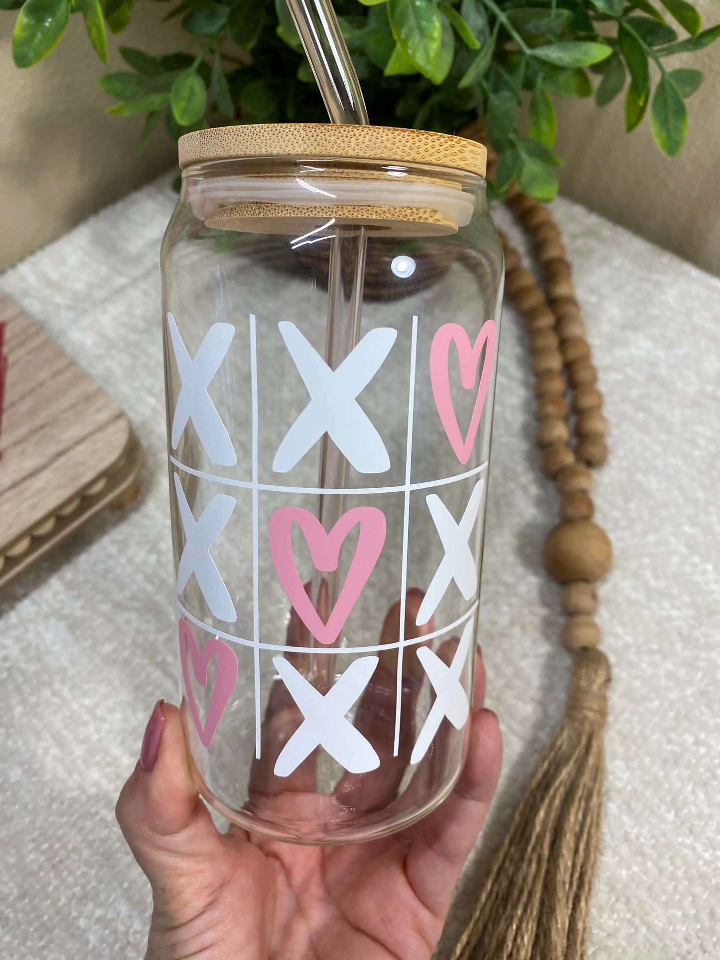 XOXO Glass Cup