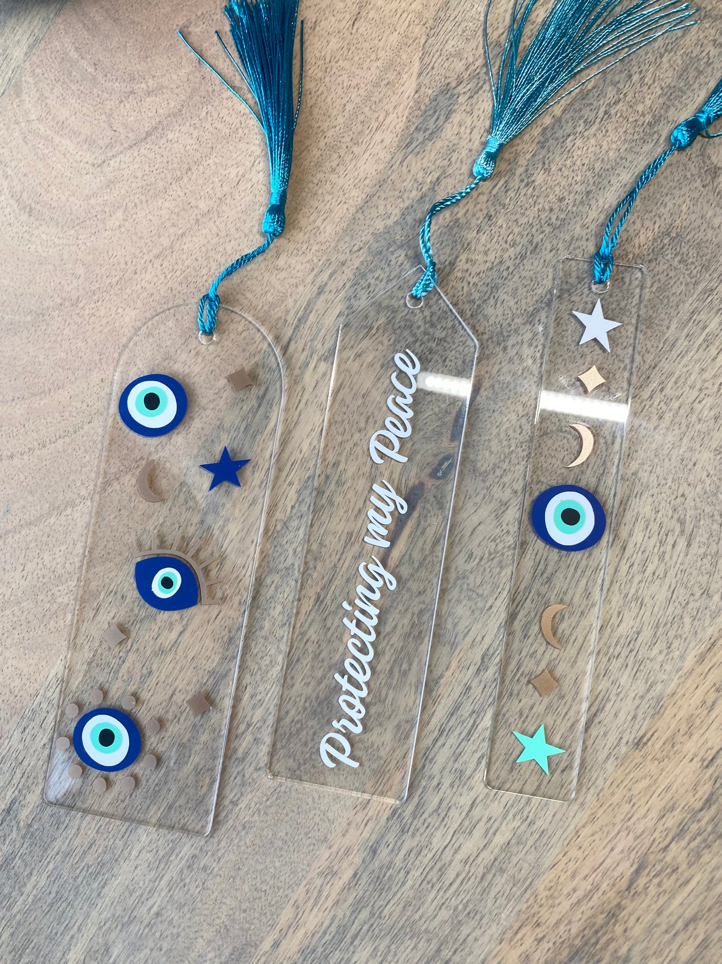 Protect your peace Acrylic Bookmarks