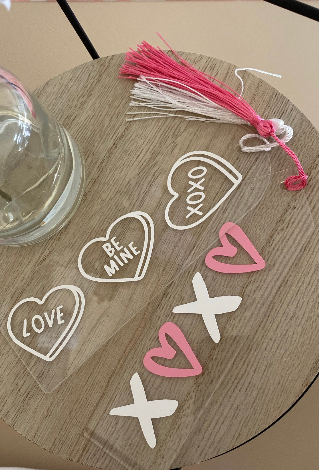 Valentines Acrylic Bookmarks