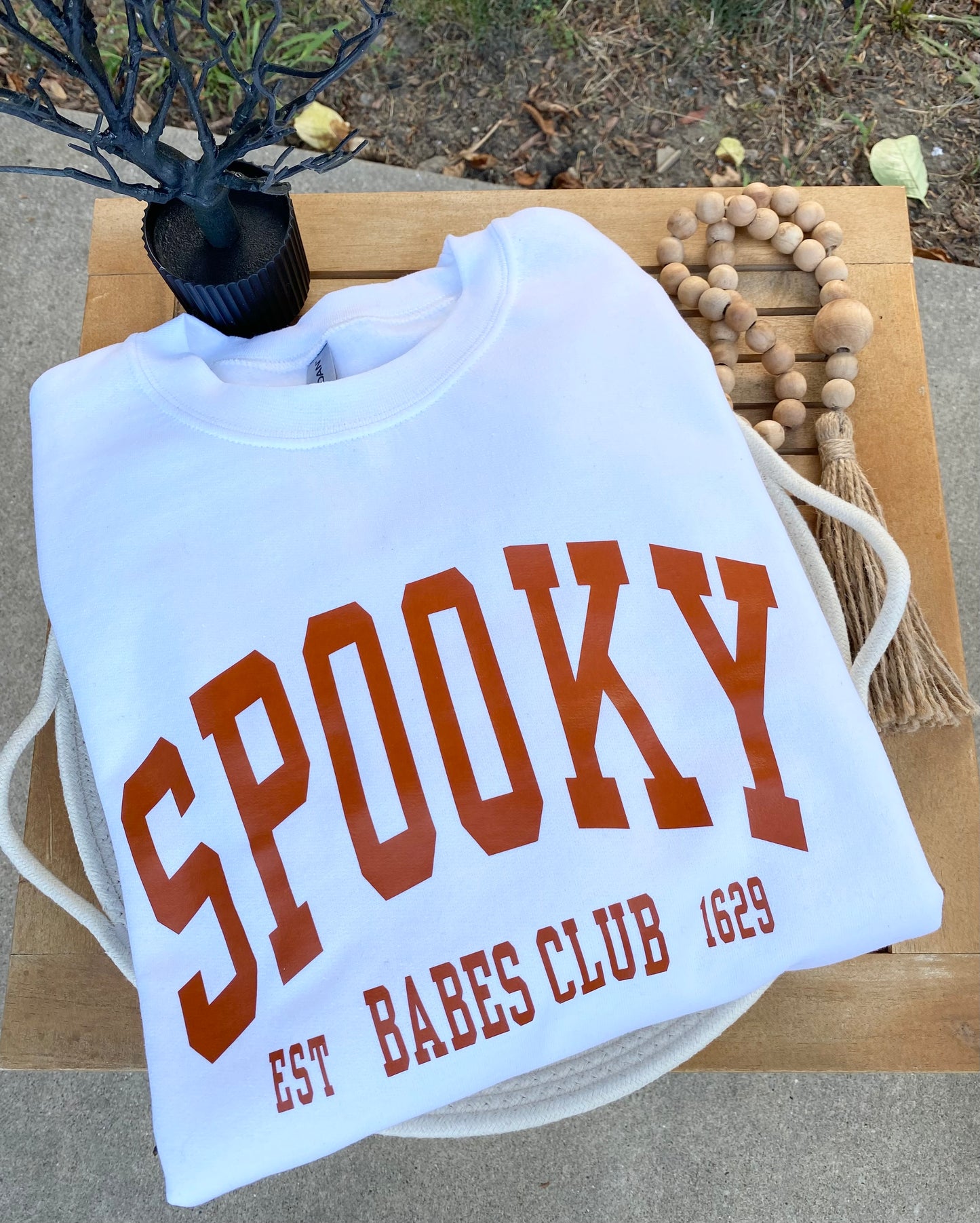 Crew Sweatshirt Spooky Babe