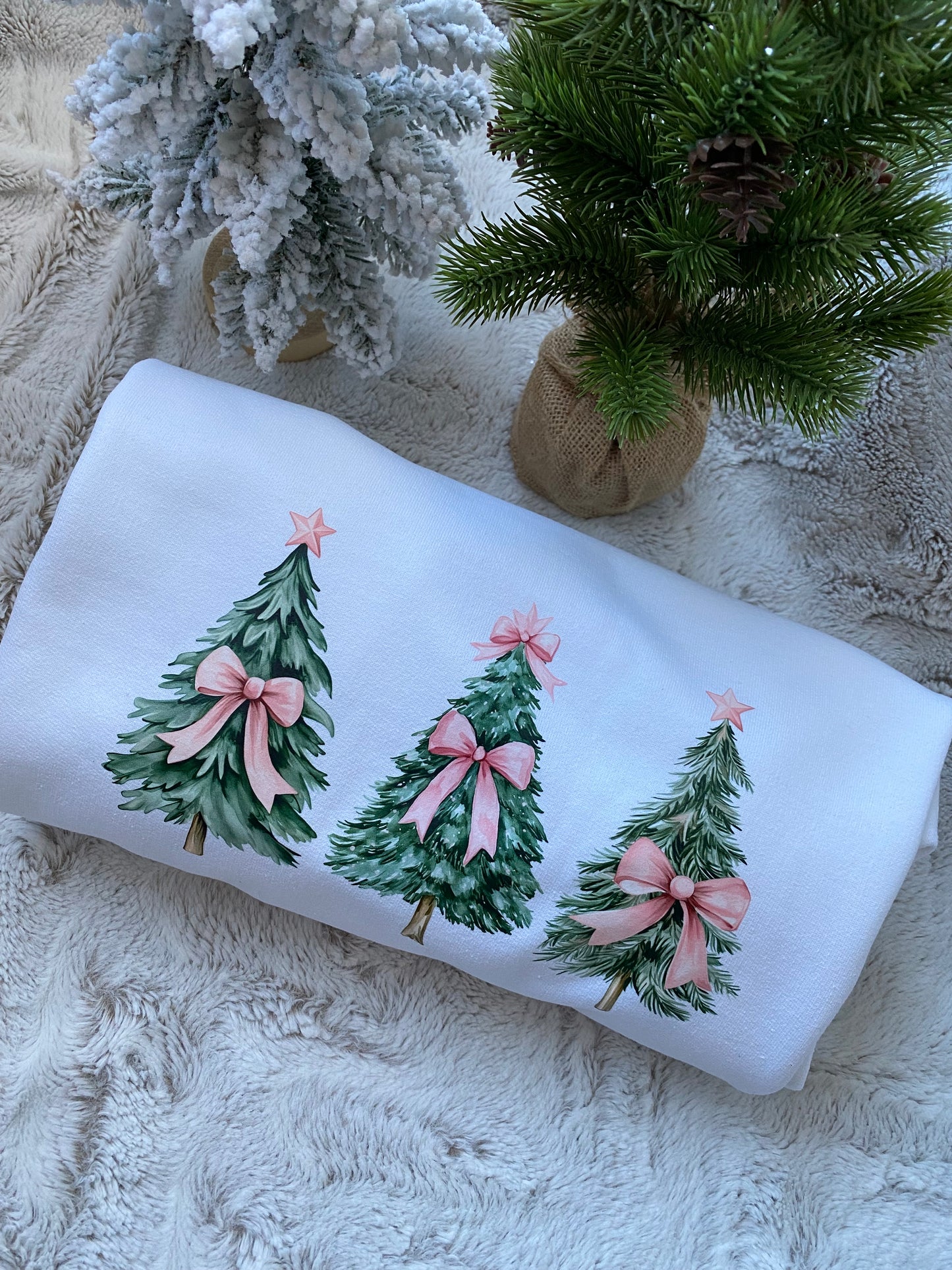 Christmas Coquette Crew Sweatshirt