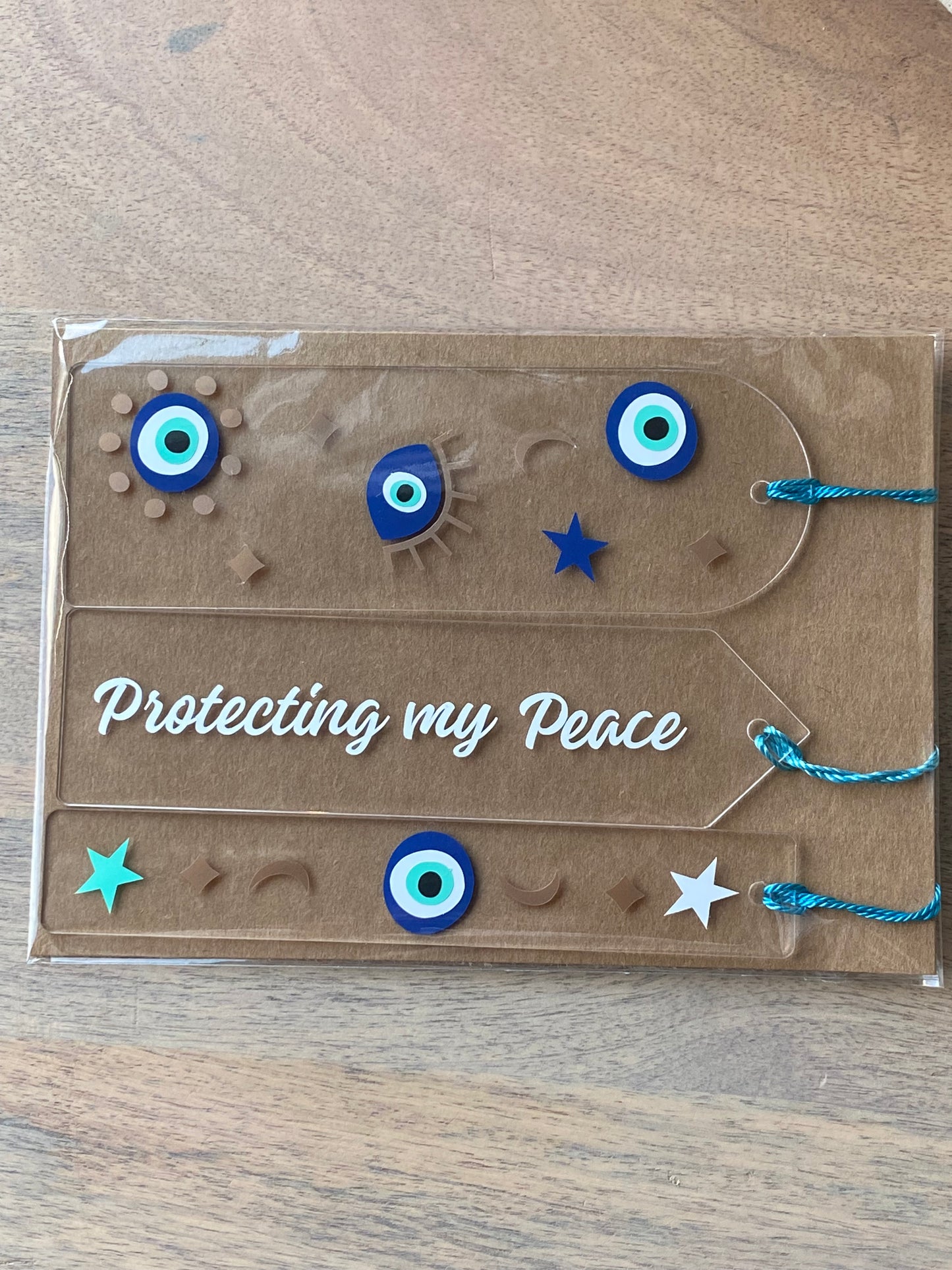 Protect your peace Acrylic Bookmarks