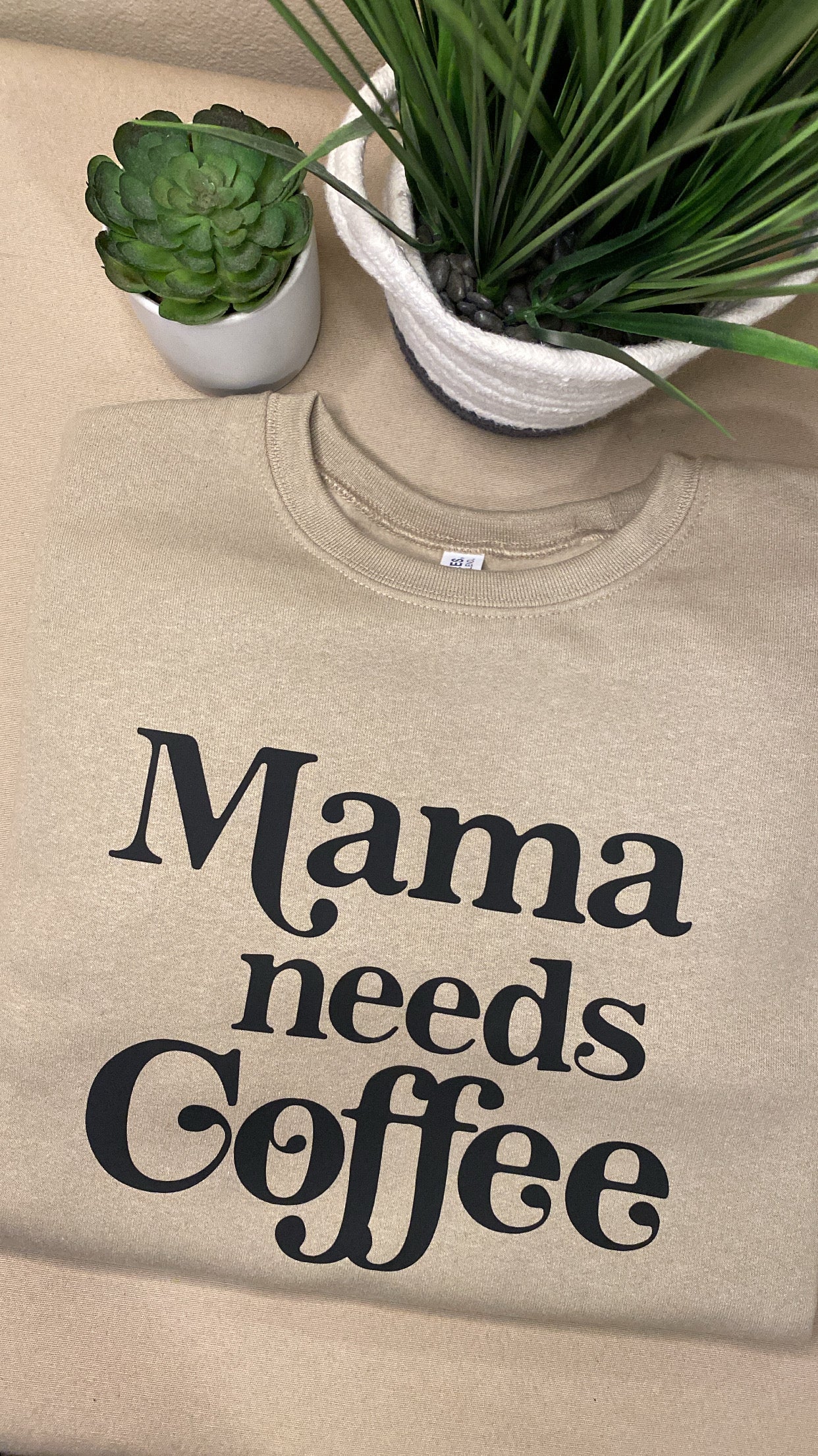 Mama Needs Coffee Crew Sweatshirt