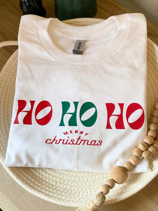 Long Sleeve T Shirt HO HO HO