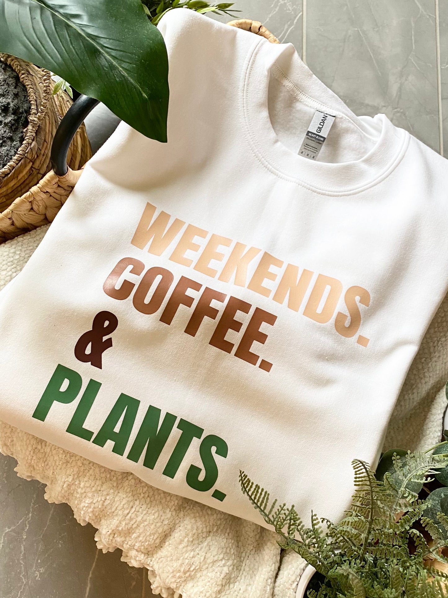 Weekends & Plants. Crew Sweatshirt