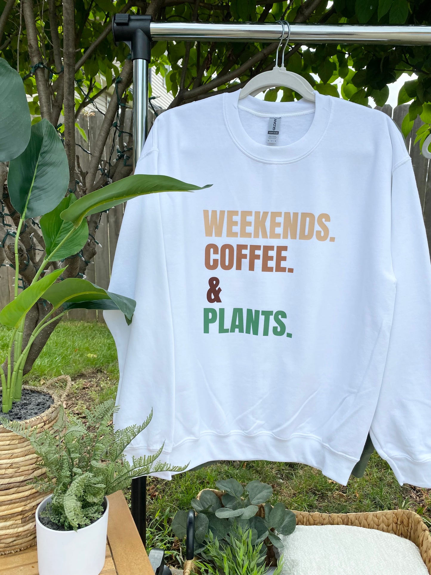 Weekends & Plants. Crew Sweatshirt