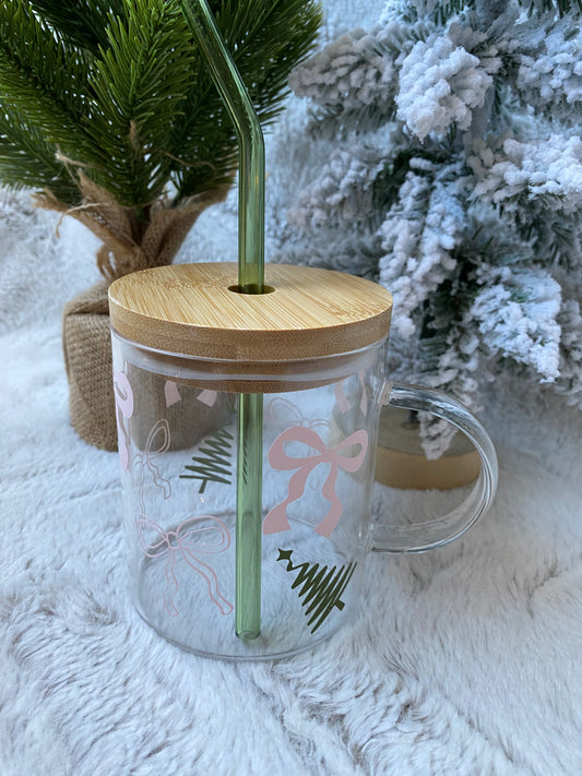 Christmas Coquette Clear Mug