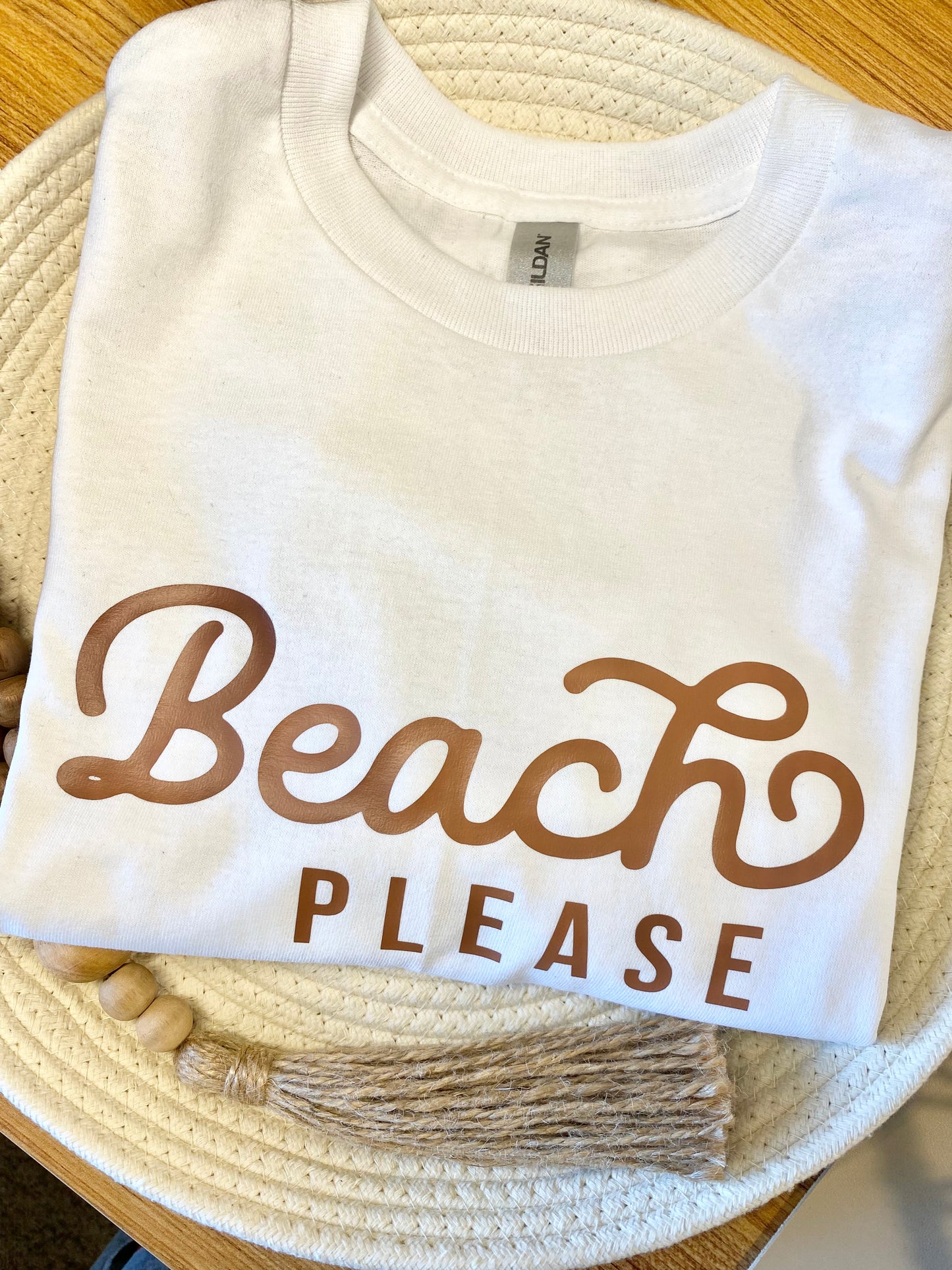 BEACH Please Short Sleeve T-Shirt